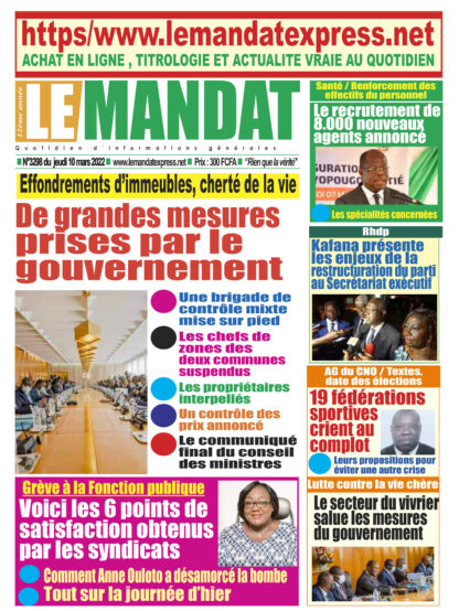 LE MANDAT 3298