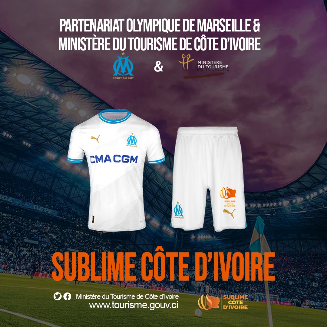 Football : La Côte d'Ivoire pourrait bientôt devenir le nouveau Sponsor de  l'Olympique de Marseille