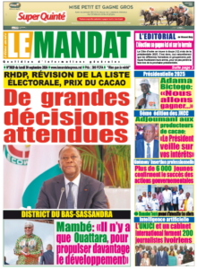 LE MANDAT 3929