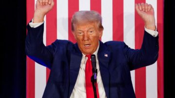 Republican presidential nominee and former U.S. President Trump meets with Fraternal Order of Police in Charlotte, North Carolina